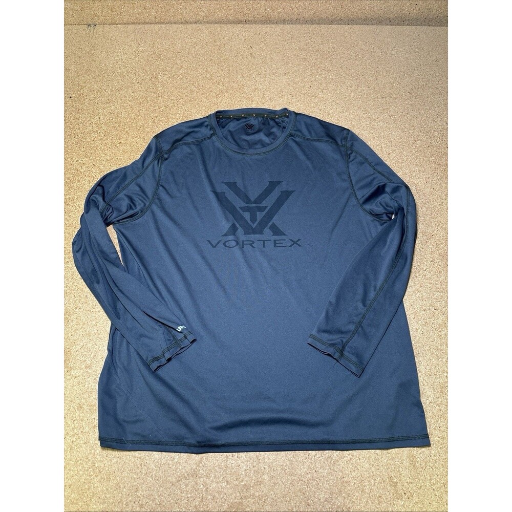 Vortex sun slayer performance Shirt men's 3XL gray long sleeve solid G2